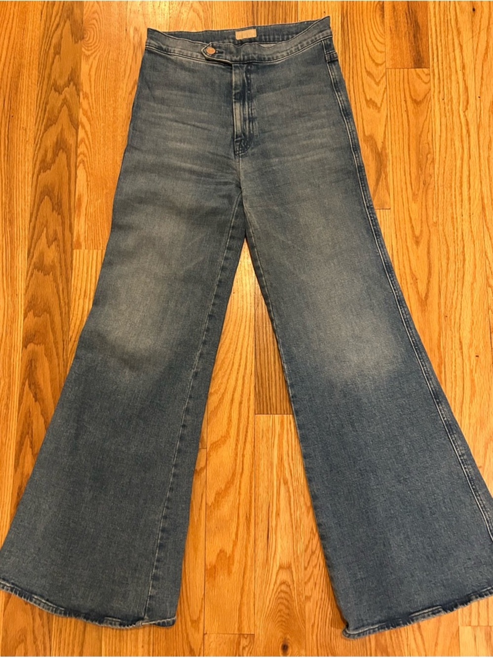 MOTHER denim Roller Tab Skimp wide leg jeans, 26 - Picture 4 of 5